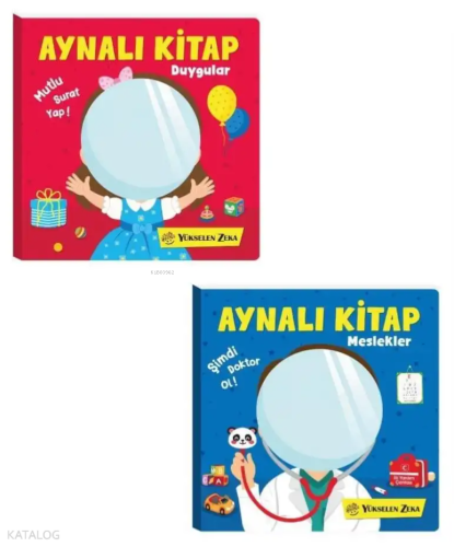 Aynalı Kitap 2'li Set (Duygular - Meslekler)