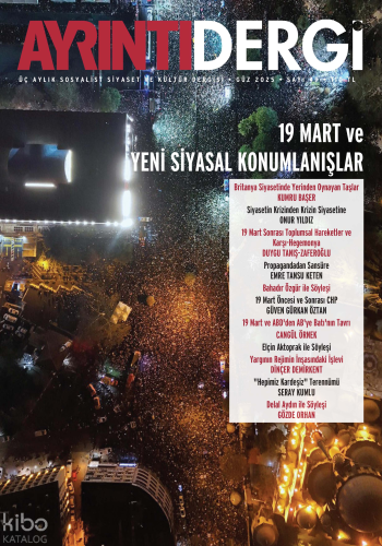 Ayrıntı Dergi 49. Sayı (Güz 2025)