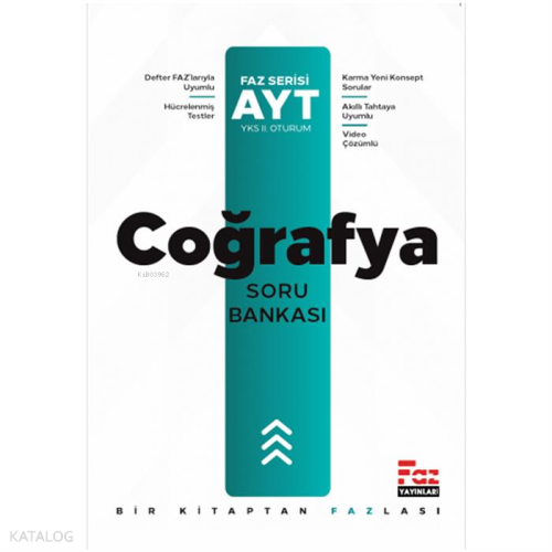 AYT Coğrafya Soru Bankası Faz Yayınları
