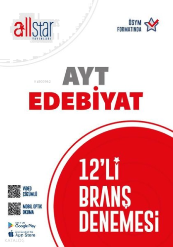 AYT Edebiyat Paket Deneme 12'li