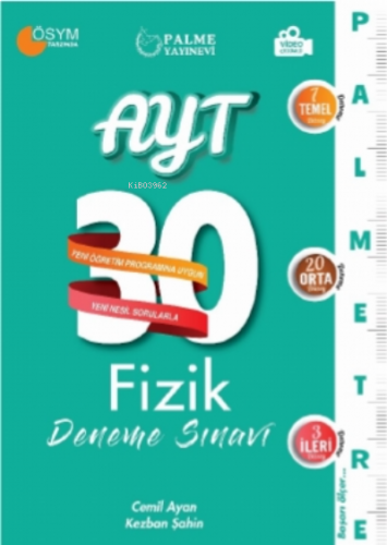 AYT Fizik 30 Deneme Sınavı