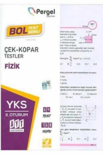 AYT İkinci Oturum Fizik Yaprak Test Pergel Yayınları