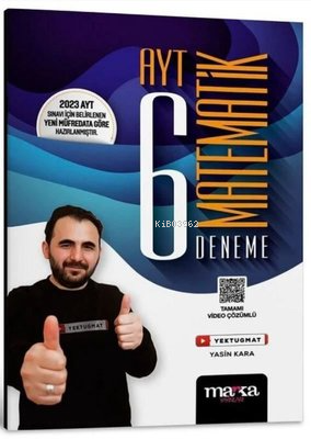 AYT Matematik Yeni Müfredat 6 Deneme Tamamı Video Çözümlü Deprem Müfredatına Uygun