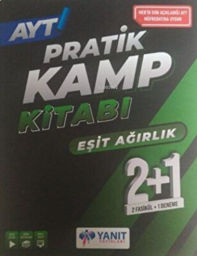 AYT Pratik Kamp Kitabı Yanıt Yayınları