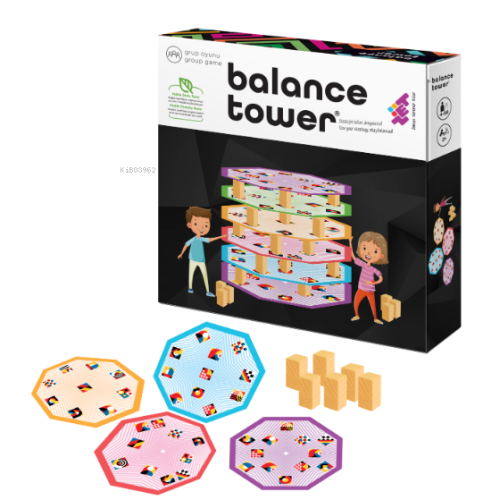 Balance Tower Zeka ve Akıl Oyunu 4+ Yaş 2+ Oyuncu
