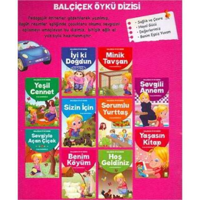 Balçiçek Öykü Eğik El Yazılı Set - 10 Kitap Takım