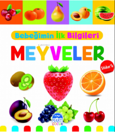 Bebeğimin İlk Bilgileri – Meyveler (Sticker’lı)