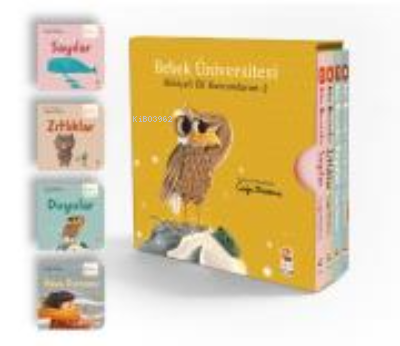 Bebek Üniversitesi 2 ; Hikayeli İlk Kavramlarım Set (4 Kitap)