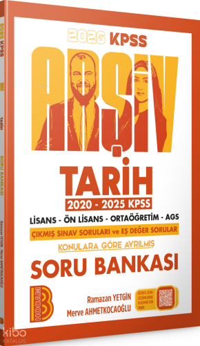 Benim Hocam Yayınları 2026 KPSS Arşiv Tarih Soru Bankası