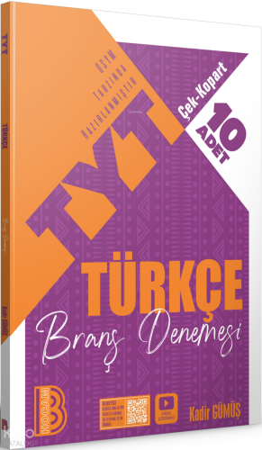Benim Hocam Yayınları 2026 TYT Türkçe Çek Kopar 10'lu Branş Denemesi