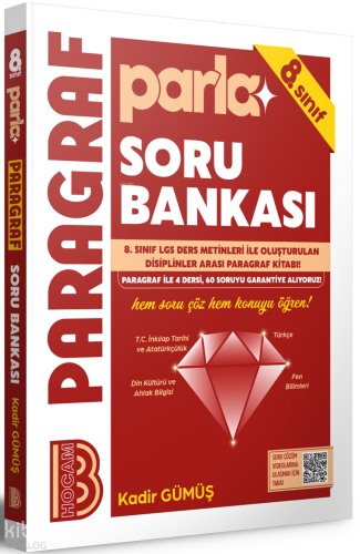Benim Hocam Yayınları 8. Sınıf Parla Paragraf Soru Bankası