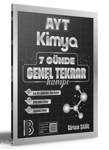Benim Hocam Yayınları AYT Kimya 7 Günde Genel Tekrar Kampı