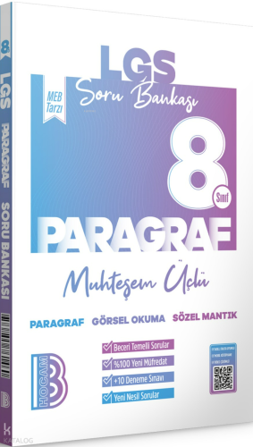 Benim Hocam Yayınları LGS 8.Sınıf Paragraf Soru Bankası