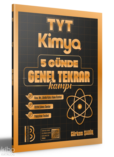 Benim Hocam Yayınları TYT Kimya 5 Günde Genel Tekrar Kampı