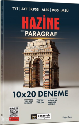 Benzersiz Akademi Yayınları TYT AYT KPSS ALES DGS MSÜ Hazine Paragraf 10 x 20 Deneme
