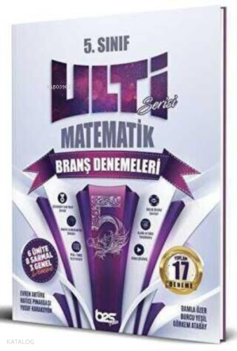 Bes Yayınları 5. Sınıf Matematik Ulti Serisi Denemeleri