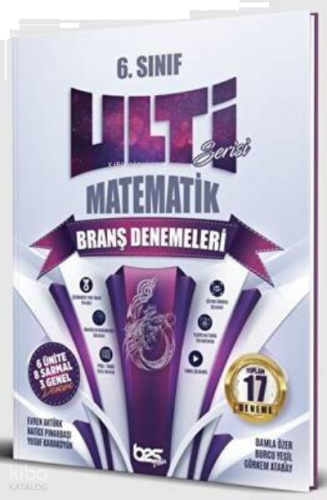 Bes Yayınları 6. Sınıf Bes Ulti Serisi Matematik Branş Denemeleri
