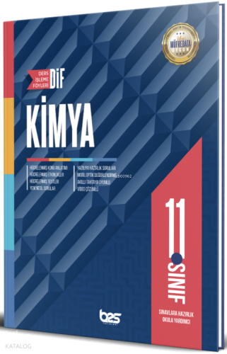 Bes Yayınları Dif 11.Sınıf Konu Anlatım Kimya
