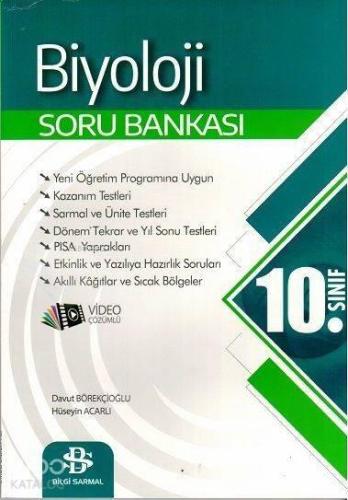 Bilgi Sarmal Yayınları 10. Sınıf Biyoloji Soru Bankası Bilgi Sarmal 