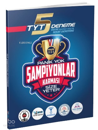 Bilimyolu TYT 5 Deneme Panik Yok Şampiyonlar Karması Size Yeter