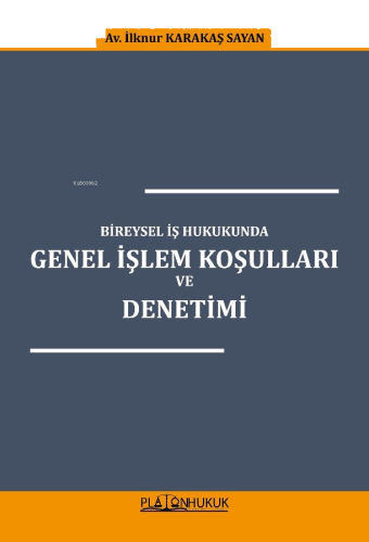 Bireysel İş Hukukunda Genel İşlem Koşulları Ve Denetimi