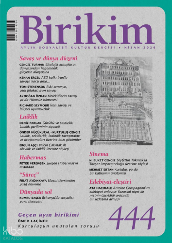 Birikim Sayı: 444 (Nisan 2026)