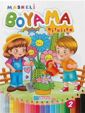 Bitkiler - Maskeli Boyama