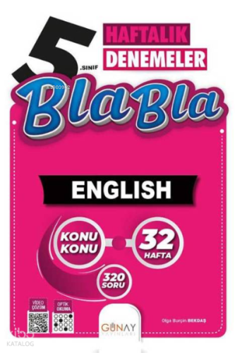 BLA BLA Serisi 32 Haftalık 5. Sınıf İngilizce
