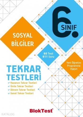 BlokTest 6. Sınıf Sosyal Bilgiler Tekrar Testleri BlokTest