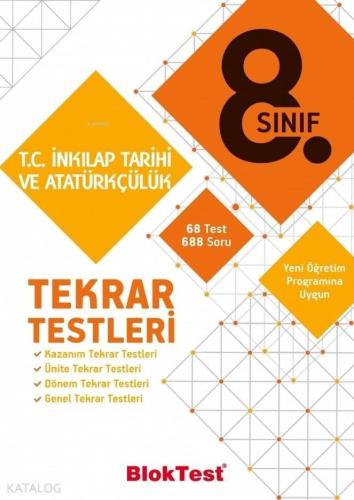 BlokTest 8. Sınıf LGS T.C. İnkılap Tarihi ve Atatürkçülük Tekrar Testl