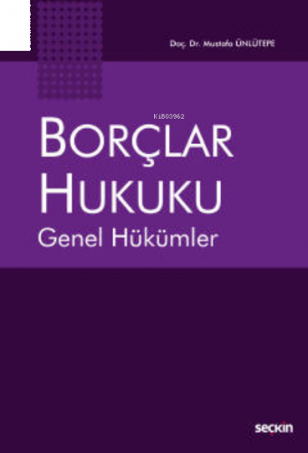 Borçlar Hukuku Genel Hükümler