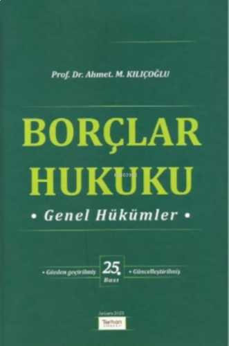 Borçlar Hukuku Genel Hükümler