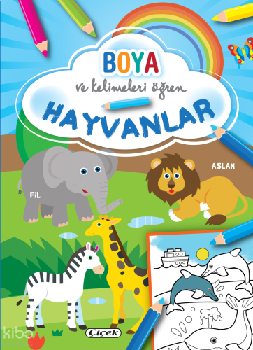 Boya ve Kelimeleri Öğren - Hayvanlar