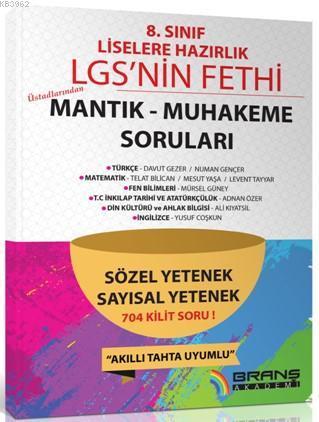 Branş Akademi Yayınları 8. Sınıf LGS nin Fethi Beceri Temelli Tüm Ders