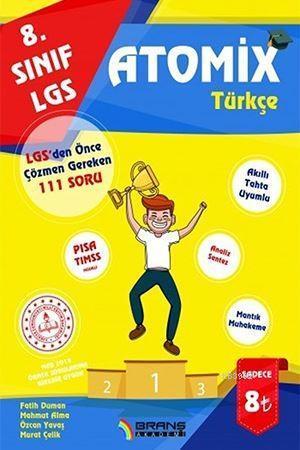 Branş Akademi Yayınları 8. Sınıf LGS Türkçe Atomix LGSden Önce Çözmen 