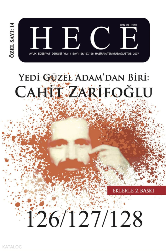 Cahit Zarifoğlu Özel Sayısı 126 - 127 - 128. Sayı Haziran-Temmuz-Ağust