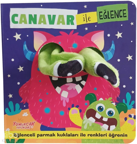 Canavar ile Eğlence- Parmak Kuklalı Kitap