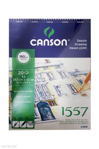 Canson Çizim Blok 1557 A3 180 Gr 20Yp 180A320Us