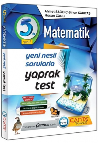 Çanta  - 5. Sınıf Matematik Yaprak Test