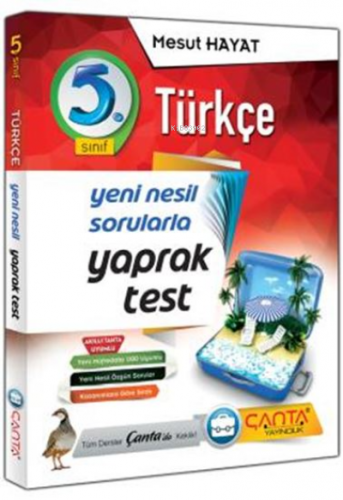 Çanta 5.Sınıf Yaprak Test Türkçe 2019 - 14 90