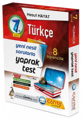 Çanta 7.Sınıf Kutu Yaprak Test Türkçe