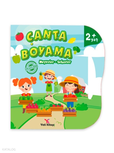 Çanta Boyama - Meyveler, Sebzeler