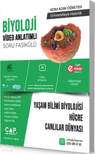 Çap Üniversiteye Hazırlık Yaşam Bilimi Biyolojisi Hücre ve Canlılar Dü