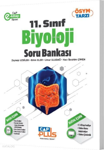 Çap Yayınları 11. Sınıf Anadolu Biyoloji Plus Soru Bankası