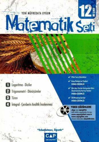 Çap Yayınları 12. Sınıf Anadolu Lisesi Matematik Seti Çap 