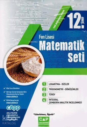 Çap Yayınları 12. Sınıf Fen Lisesi Matematik Seti Çap 