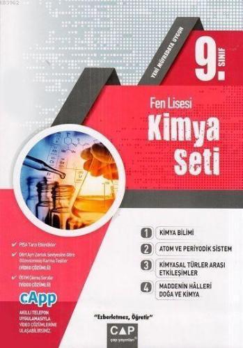 Çap Yayınları 9. Sınıf Fen Lisesi Kimya Seti Çap