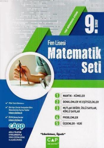 Çap Yayınları 9. Sınıf Fen Lisesi Matematik Seti Çap