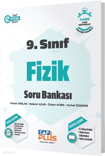 Çap Yayınları 9. Sınıf Fizik Plus Soru Bankası