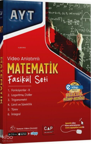 Çap Yayınları AYT Matematik Video Anlatımlı Fasikül Seti
